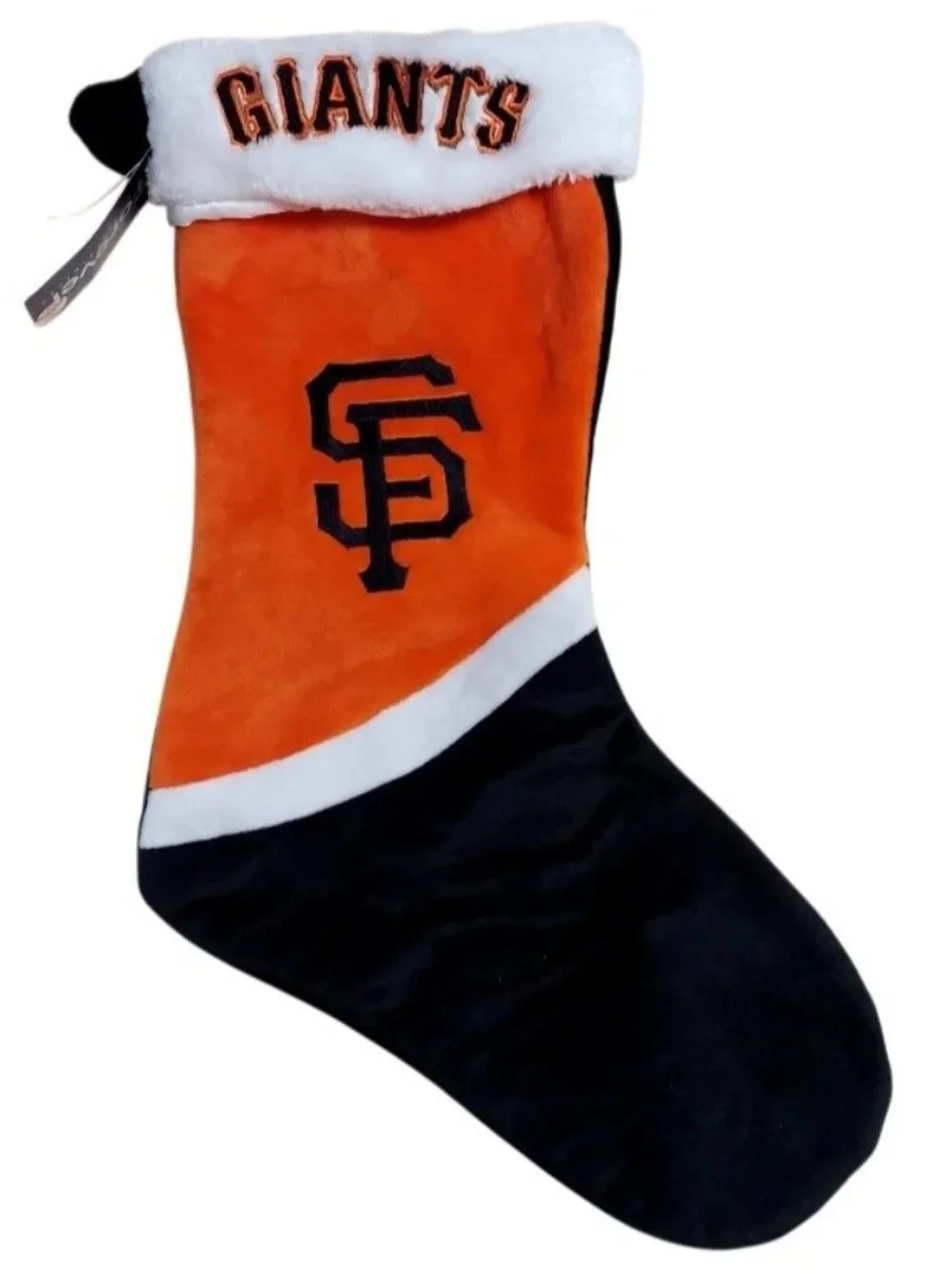 San Francisco Giants Stocking Christmas Holiday Black Orange Forever Company